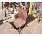PORTE BUCHES FER FORGE
