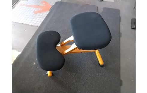 SIEGE ERGONOMIQUE BOIS ET NOIR