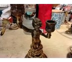 LAMPE DE CHEVET BRONZE ENFANT