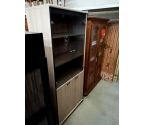 ETAGERE BIBLIOTHEQUE MODERNE EFFET BOIS
