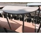 TABLE DEMI LUNE