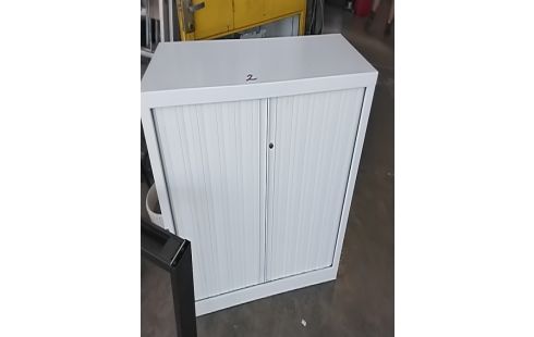 MEUBLE BAS 2 PORTES METALLIQUE