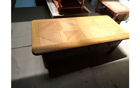 TABLE BASSE RUSTIQUE VIS À VIS
