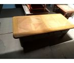 TABLE BASSE RUSTIQUE VIS À VIS