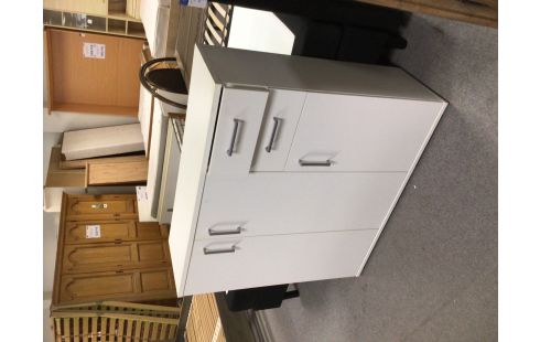 COMMODE BLANCHE 3P 2T