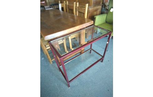 CONSOLE METAL VERRE