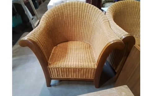FAUTEUIL TRESSES EN OSIER