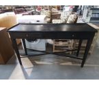 CONSOLE METALE NOIRE 2T