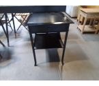 MEUBLE D'APPOINT NOIR EN METAL 1T