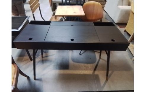 BUREAU EN BOIS NOIR