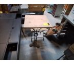 TABLE D APPOINT BOIS PIED FONTE