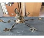 LUSTRE 6 BRANCHES BRONZE
