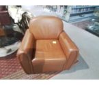 FAUTEUIL CLUB CUIR MARRON
