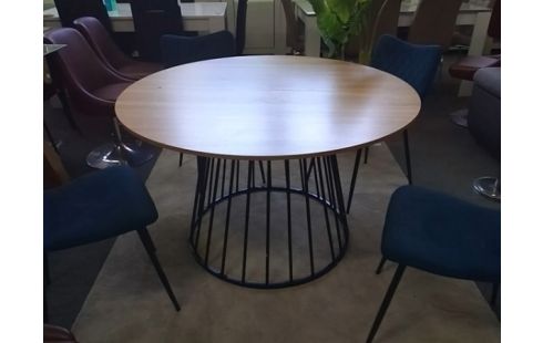 TABLE RONDE BOIS D120 (UN ECLAT)