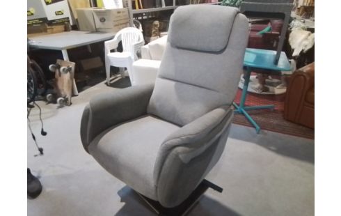 FAUTEUIL ELECTRIQUE TISSU GRIS