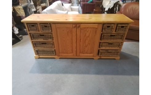 MEUBLE BAS PIN 10T 2P