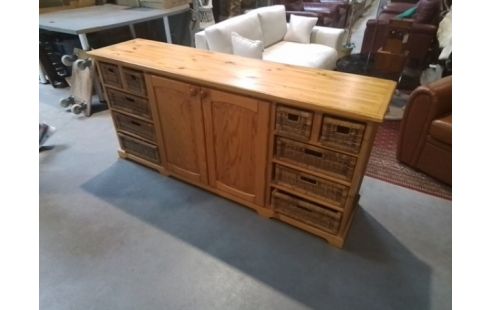 MEUBLE BAS PIN 10T 2P