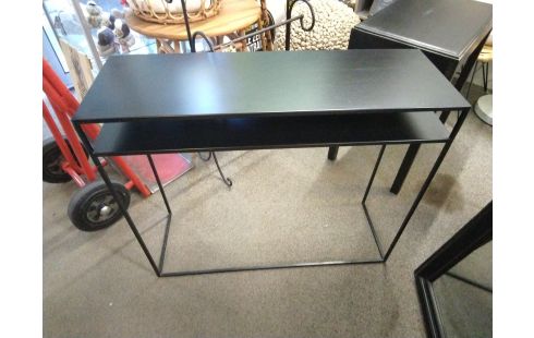 CONSOLE METAL NOIR