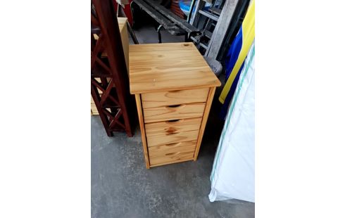 MEUBLE D'APPOINT 6 TIROIRS PIN