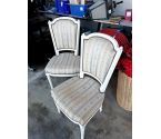 CHAISE BOIS ET TISSU