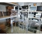 2 CHAISES PLEXIGLAS