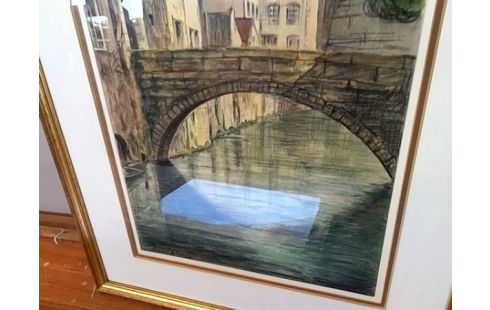 CADRE VILLE AVEC PONT