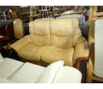 CANAPE STRESSLESS 2 PLACES CUIR