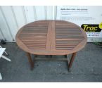 TABLE DE JARDIN BOIS EXOTIQUE