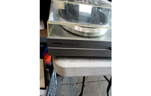 PLATINE VINYLE CONTINENTAL EDISON COURROIE HS + ACC
