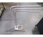 SECHE SERVIETTES MÉTAL BLANC