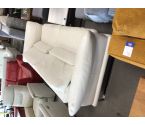 CANAPE 3 PLACES CUIR BLANC W SCHILLIG