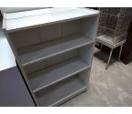ETAGERE OUVERTE BLANCHE BASSE
