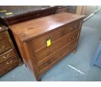 COMMODE 3 TIROIRS BOIS ANCIEN