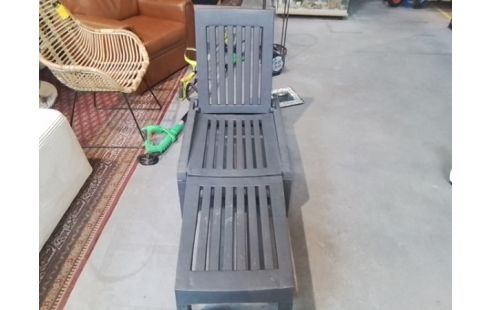 BAIN DE SOLEIL PLASTIQUE GRIS ANTHRACITE