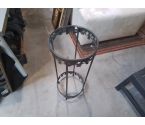 SELLETTE METAL PLATEAU VERRE