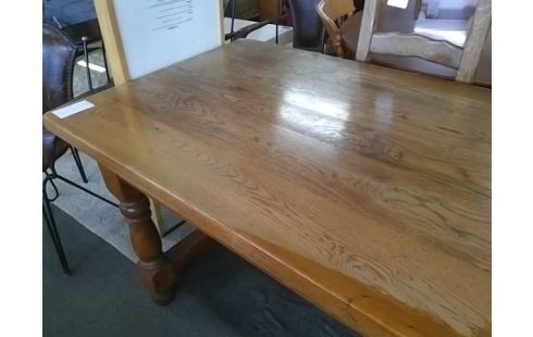 TABLE DE FERME BOIS 203X84