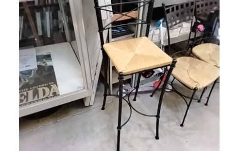 CHAISE FER FORGÉ