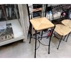 CHAISE FER FORGÉ