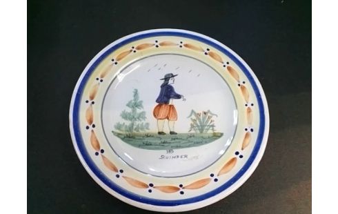 ASSIETTE PETIT BRETON HB QUIMPER (BR)