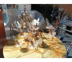 LUSTER GLAS EN MESSING