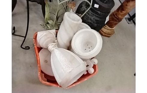 LAMPE PIÈTEMENT ALBATRE