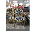 FAUTEUIL MEDAIILON ZEBRE