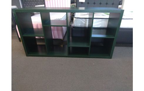 ETAGERE 7 cases verte L147