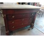 COMMODE EMPIRE ACAJOU