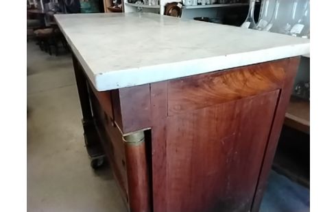 COMMODE EMPIRE ACAJOU
