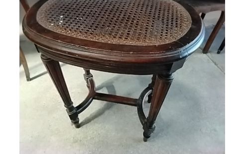 GUERIDON BOIS FONCÉ STYLE LOUIS XVI