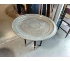 TABLE BASSE PLATEAU CUIVRE GM MAROC