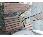 4 CHAISES PLIANTE JARDIN BOIS EXOTIQUE