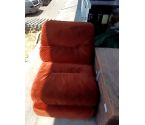 CHAUFFEUSE VINTAGE VELOURS ROUILLE