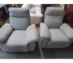 FAUTEUIL RELAX TISSU GRIS